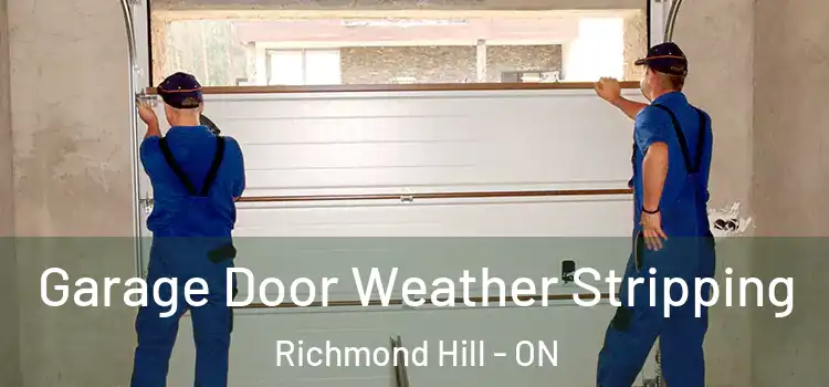  Garage Door Weather Stripping Richmond Hill - ON